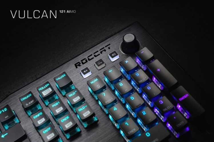 Roccat Reagiert Auf Community Wunsch Vulcan 1 Aimo Erscheint In Schwarz Spielpunkt Brettspiele Und Videospiele