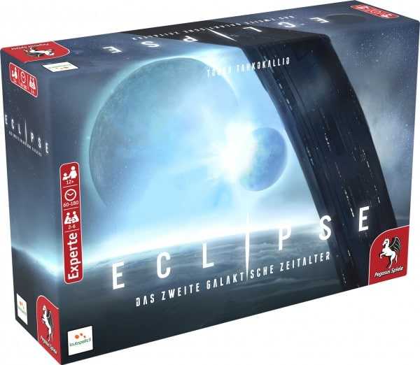 Eclipse – Das zweite galaktische Zeitalter hat Pegasus Spiele für die SPIEL.digital im Gepäck. Der Titel erscheint am 15. Dezember. Bild: Pegasus Spiele