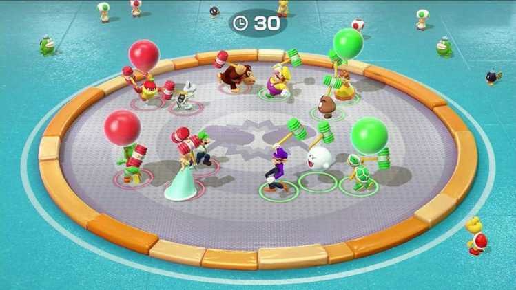 Von insgesamt 80 Mini-Spielen kann man in 70 auch online gegen Freunde antreten. Bild: Nintendo