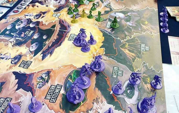Agiert wird bei Die Verteidigung von Procyon III an unterschiedlichen Locations. Bild: Taverna Ludica Games