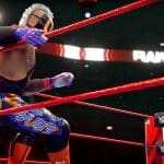 Offiziell angekündigt hatte 2K das neue WWE 2K22 während Wrestlemania. Bild: 2K