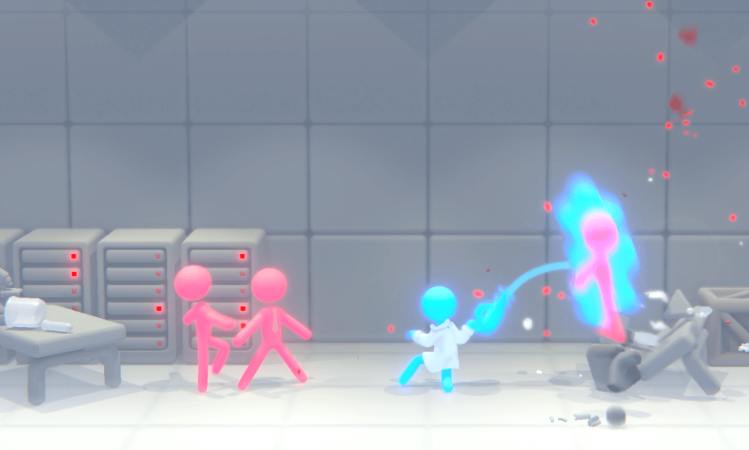Stick it to the Stickman is an office-destroying roguelike fighting game. Image: Devolver Digital
